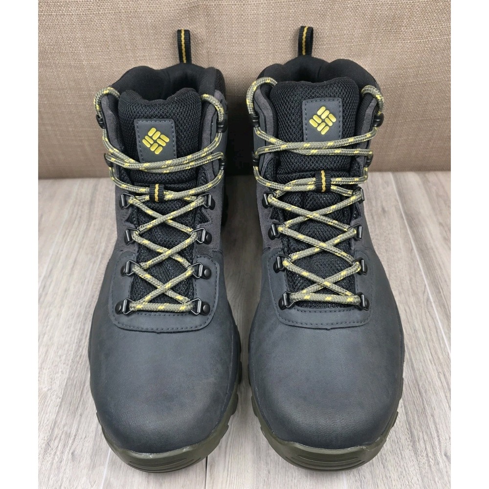 Columbia Mens 13 Newton Ridge Plus II Waterproof Hiking Boots Dark Gray NWOB